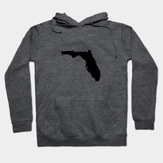 Florida Black Hoodie by AdventureFinder